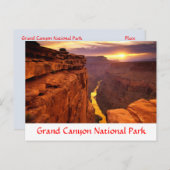 Grand Canyon Nationalpark California Postkarte (Vorne/Hinten)