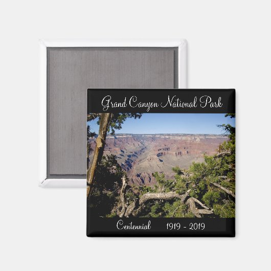 Grand Canyon Nationalpark Centennial 2019 Magnet (Vorderseite/Rückseite)
