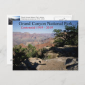 Grand Canyon Nationalpark Centennial 2019 Postkarte (Vorne/Hinten)