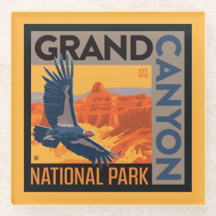 Grand Canyon Nationalpark Condors Glasuntersetzer