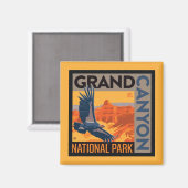 Grand Canyon Nationalpark | Condors Magnet (Vorderseite/Rückseite)