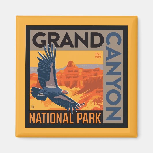 Grand Canyon Nationalpark | Condors Magnet (Vorne)