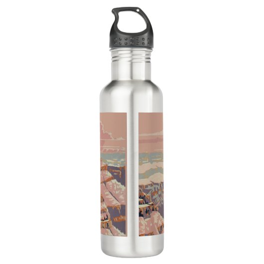 Grand Canyon Nationalpark Edelstahlflasche (Rückseite)
