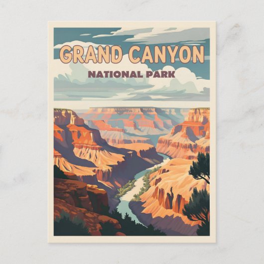 Grand Canyon Nationalpark - Ein Naturwunder Postkarte (Vorderseite)