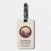 Grand Canyon Nationalpark Gepäckanhänger (Rückseite vertikal)