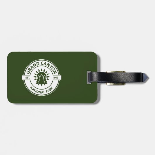 Grand Canyon Nationalpark Gepäckanhänger (Rückseite horizontal)