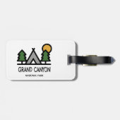 Grand Canyon Nationalpark Gepäckanhänger (Rückseite horizontal)