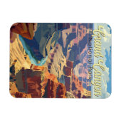 Grand Canyon Nationalpark Illustration Magnet (Horizontal)