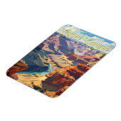 Grand Canyon Nationalpark Illustration Magnet (Linke Seite)