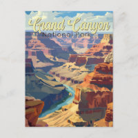 Grand Canyon Nationalpark Illustration
