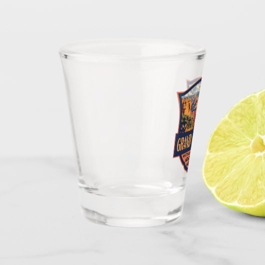 Grand Canyon Nationalpark Illustration Schnapsglas (Links)