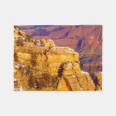 Grand Canyon Nationalpark im Winter Fleecedecke (Vorderseite (Horizontal))