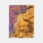 Grand Canyon Nationalpark im Winter Fleecedecke (Vorderseite)
