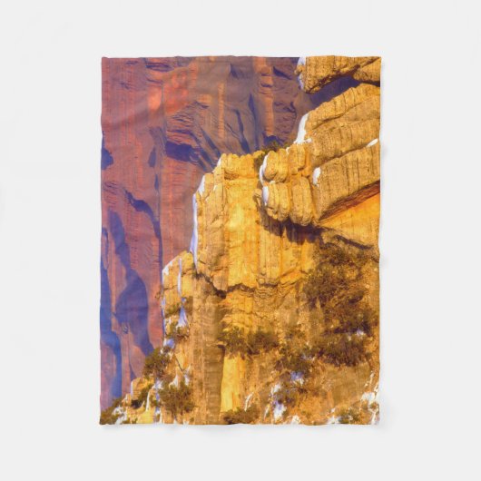 Grand Canyon Nationalpark im Winter Fleecedecke (Vorderseite)