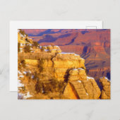Grand Canyon Nationalpark im Winter Postkarte (Vorne/Hinten)