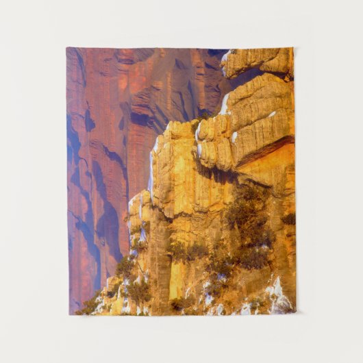 Grand Canyon Nationalpark im Winter Wandteppich (Vorderseite)
