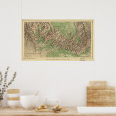 Grand Canyon Nationalpark Karte 1926 Poster (Küche)
