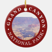 Grand Canyon Nationalpark Keramik Ornament (Hinten)