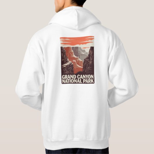 Grand Canyon Nationalpark Landschaft Hoodie (Rückseite)