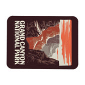 Grand Canyon Nationalpark Landschaft Magnet (Horizontal)