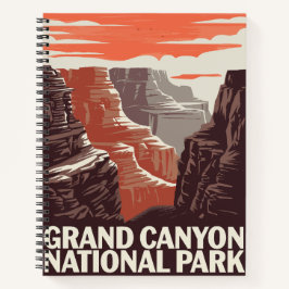 Grand Canyon Nationalpark Landschaft Notizblock