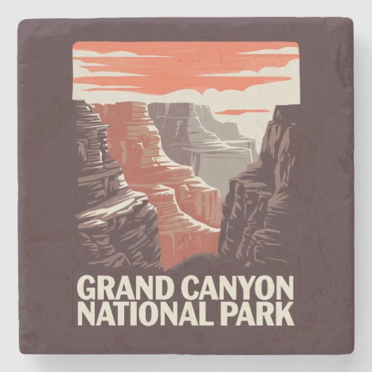 Grand Canyon Nationalpark Landschaft Steinuntersetzer (Vorderseite)