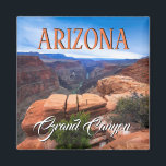 Grand Canyon Nationalpark Magnet<br><div class="desc">Dieser coole Grand Canyon Magnet besticht durch ein atemberaubendes Foto des Grand Canyon Nationalparks,  Arizona am Toroweap Point. Fügen Sie Ihre eigene Nachricht hinzu,  um dieses Design zu Ihrem eigenen zu machen! Fotografie erstellt von der preisgekrönten Fotografin Maria Jeffs.</div>