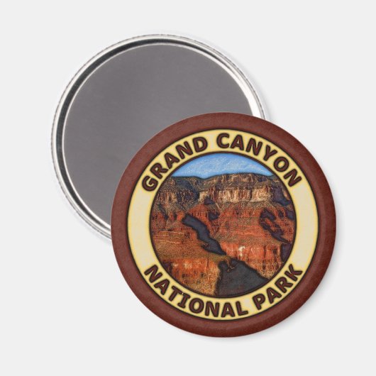 Grand Canyon Nationalpark Magnet (Vorderseite/Rückseite)