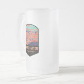 Grand Canyon Nationalpark Mattglas Bierglas (Vorderseite Links)