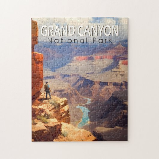 Grand Canyon Nationalpark Ölgemälde Kunst, Dichtun Puzzle (Vertikal)
