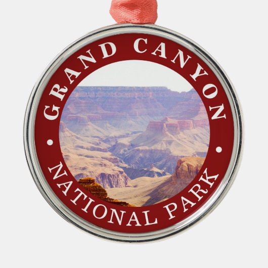 Grand Canyon Nationalpark Ornament Aus Metall (Vorne)