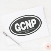 Grand Canyon Nationalpark Ovaler Aufkleber (Umschlag)