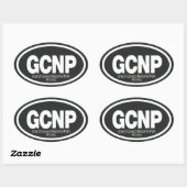 Grand Canyon Nationalpark Ovaler Aufkleber (Blatt)