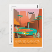 Grand Canyon Nationalpark Postcard Postkarte (Vorne/Hinten)