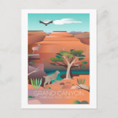 Grand Canyon Nationalpark Postcard Postkarte (Vorderseite)
