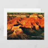 Grand Canyon Nationalpark Postcard Postkarte (Vorne/Hinten)