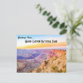 Grand Canyon Nationalpark Postcard Postkarte (Stehend Vorderseite)
