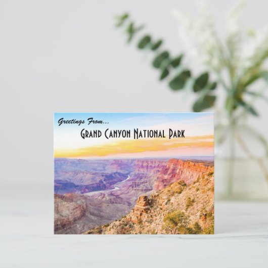 Grand Canyon Nationalpark Postcard Postkarte (Stehend Vorderseite)