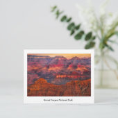 Grand Canyon Nationalpark Postcard Postkarte (Stehend Vorderseite)