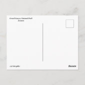 Grand Canyon Nationalpark Postcard Postkarte (Rückseite)