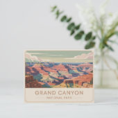 Grand Canyon Nationalpark Postcard Vintag Postkarte (Stehend Vorderseite)