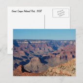 Grand Canyon Nationalpark Postkarte (Vorne/Hinten)