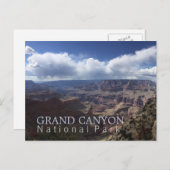 Grand Canyon Nationalpark Postkarte (Vorne/Hinten)