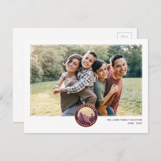 Grand Canyon Nationalpark Postkarte (Vorne/Hinten)