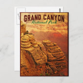 Grand Canyon Nationalpark Postkarte (Vorne/Hinten)