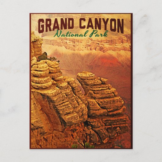 Grand Canyon Nationalpark Postkarte (Vorderseite)