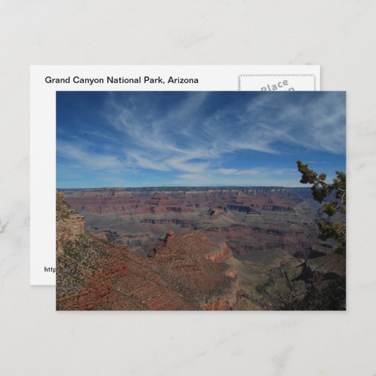 Grand Canyon Nationalpark Postkarte (Vorne/Hinten)