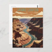 Grand Canyon Nationalpark Postkarte (Vorne/Hinten)