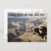 Grand Canyon Nationalpark Postkarte (Vorne/Hinten)