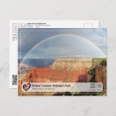 Grand Canyon Nationalpark - Rainbow Postkarte (Vorne/Hinten)